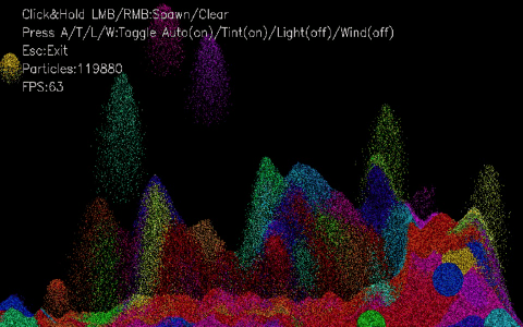 Gif of a sand animation