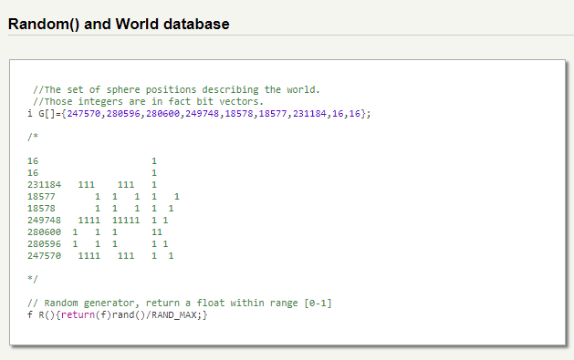 Image of the code that defines how the spheres are placed to build 'aek' letters.